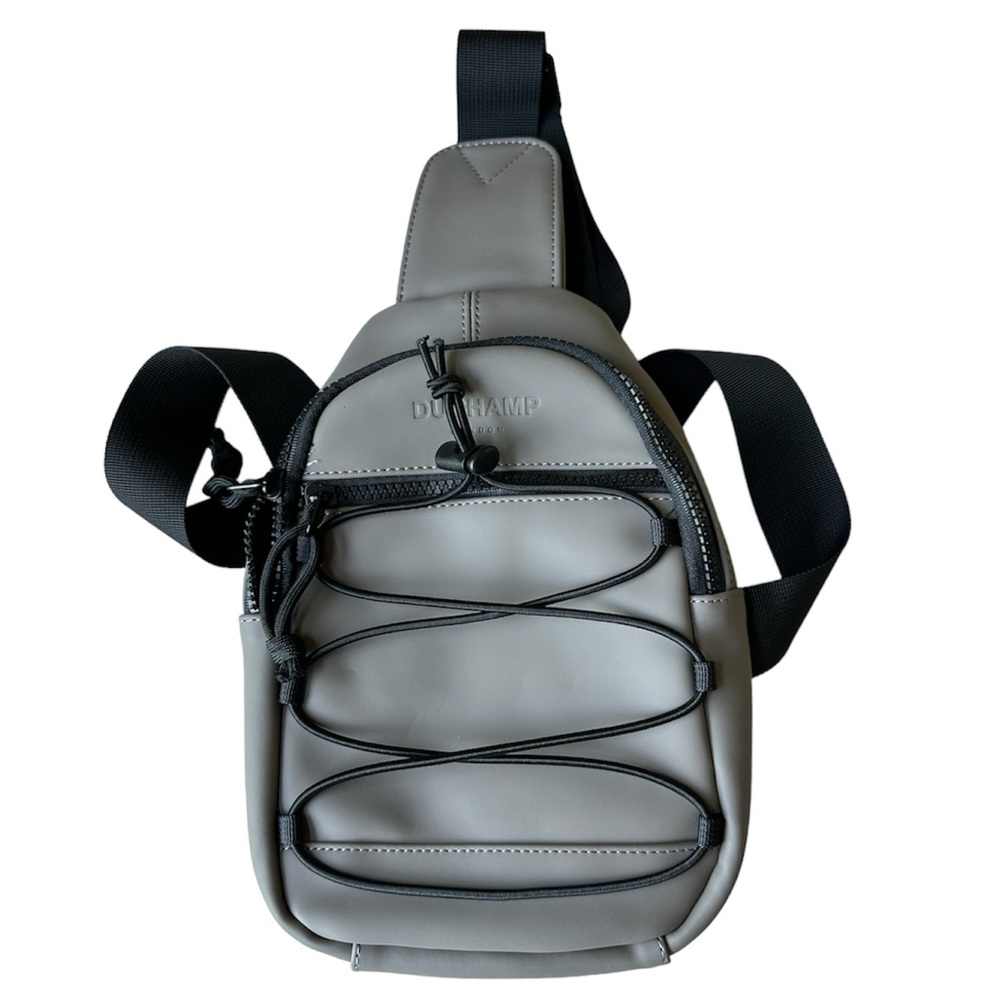 Duchamp Rubberized Sling Bag New